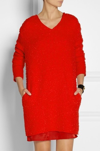 ACNE STUDIOS Abito bouclé misto lana Acne 19657 Acne Ailsa 38 nuovo con etichette