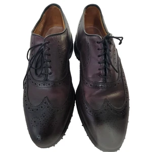 Allen Edmonds Independence Wingtip Oxfords Merlot Burgundy Size 7.5 E - Picture 1 of 12