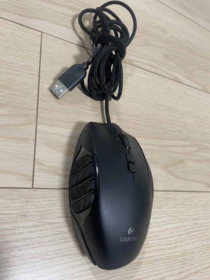 Logitech Logicool G600 MMO Gaming Mouse 20 Programmable Buttons Used - Image 1 of 1