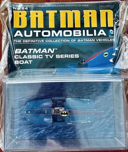 Eaglemoss Batman Automobilia Die-Cast 1:43, #24 New Sealed, Classic TV Boat - Picture 1 of 2