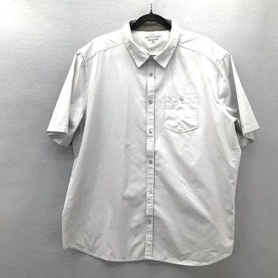 Camisa Great Northwest Para Hombre 2XL Gris Abotonada Manga Corta Rendimiento Bolsillo Foto 1 de 4