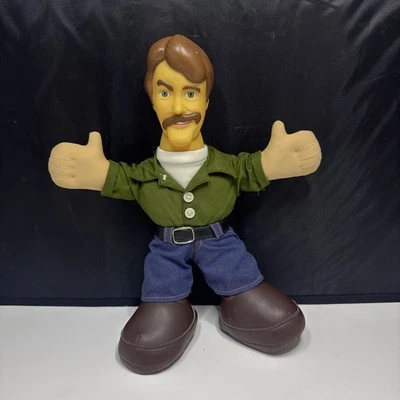 Figura de acción de muñeca de peluche parlante Jeff Foxworthy de colección dice 12 frases #00971 Foto 1 de 4