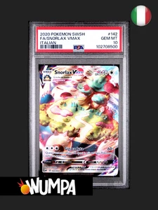 Snorlax Vmax SWSH PSA 10 ITA - Picture 1 of 1