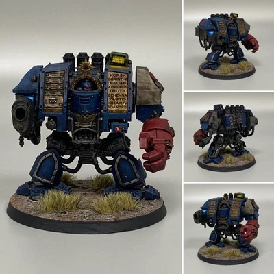 VENERABLE DREADNOUGHT SPACE MARINES CRIMSON FISTS WARHAMMER 40K 40,000 FIRSTBORN - Image 1 of 4
