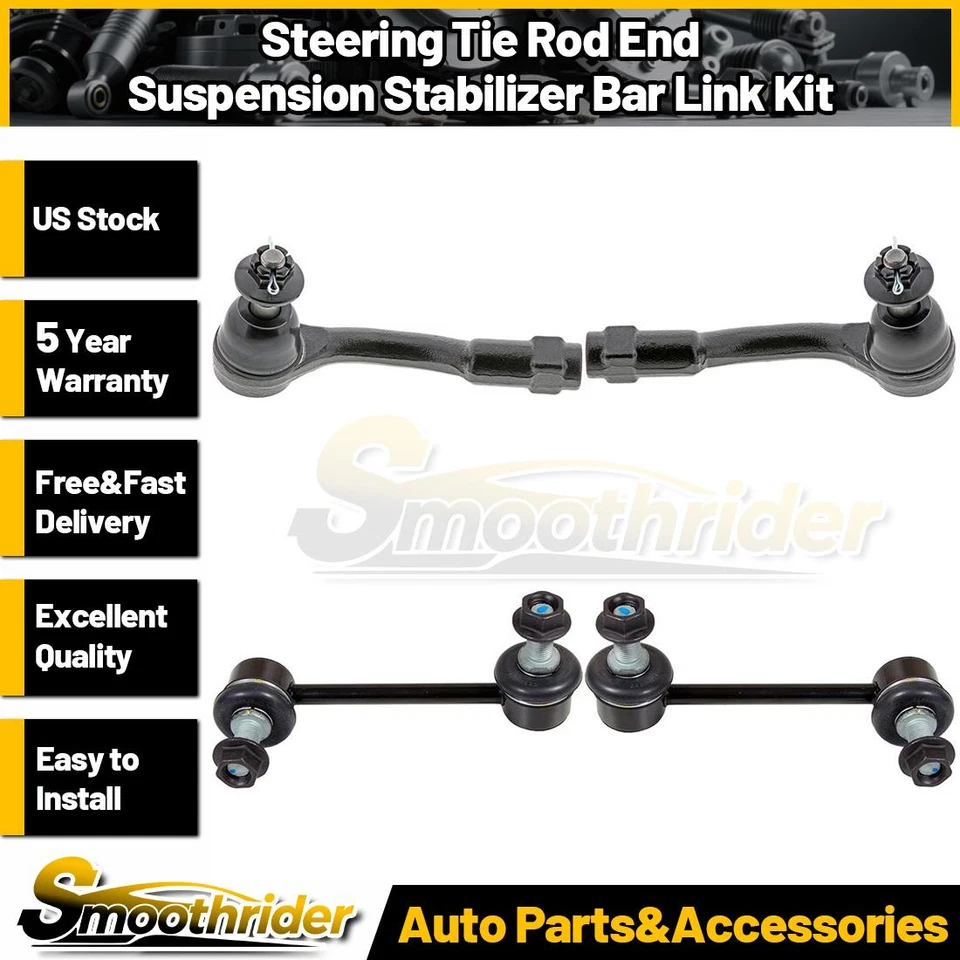 Barra estabilizadora de extremo de barra estabilizadora delantera Mevotech 4 piezas para Hyundai Genesis 2009-2011 2012 Foto 1 de 4