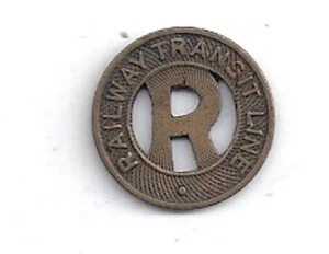 Railway Transit Line-South Bend, Indiana Transit Token IN 860 D - Picture 1 of 2
