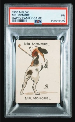 1935 melox ltd. #0 mr. mongrel rc; happy families golf game PSA 1  (POP 1, 1^) - Image 1 of 3