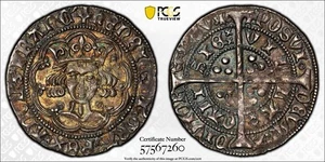 1422 - 30 Great Britain Henry VI Silver Groat S-1836 Calais - PCGS AU55 - Picture 1 of 5