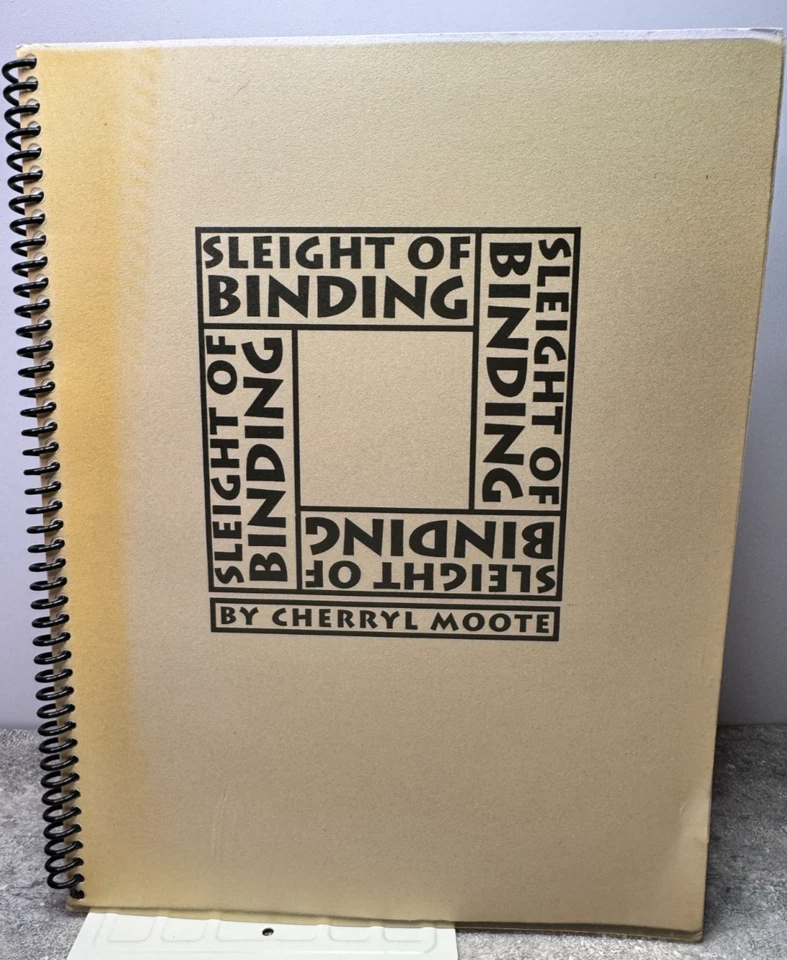 ЛОВКОСТЬ ПЕРЕПЛЕТА от Cherryl Moote СПИРАЛЬНЫЙ ПЕРЕПЛЕТ РЕДКИЙ - Изображение 1 из 4