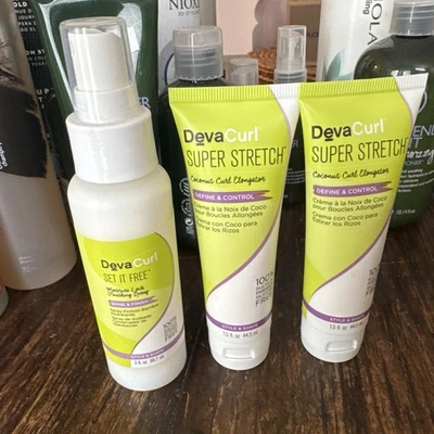 DevaCurl Super Stretch Define And Control (2) & Set It Free Shine And Finish (1) - Image 1 of 4