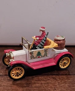 Coche Vintage Dinky Toys 485 Rojo Ford Modelo T Papá Noel 1/43 Inglaterra Navidad - Imagen 1 de 5