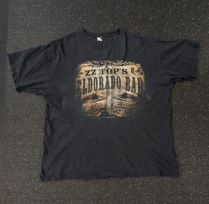ZZ Top T-Shirt 2012 ZZ Top's Eldorado Bar Concert Tour Classic Rock Black XL - Picture 1 of 7