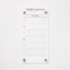 8"x16" This Week Acrylic Dry Erase Calendar - Threshold