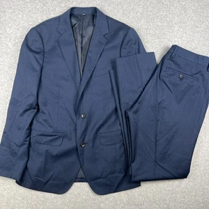 Bonobos Wolle Slim Fit Anzug Set Sport Mantel Blazer Hose 38R Herren 33x31 Blau - Bild 1 von 19