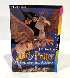 HARRY POTTER ET LE PRISONNIER D’AZKABAN J.K. ROWLING PB BOOK FOLIO JUNIOR 1999 - Picture 1 of 7
