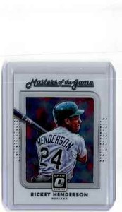 2016 Donruss Optic Masters of the Game Rickey Henderson New York Yankees #MG1