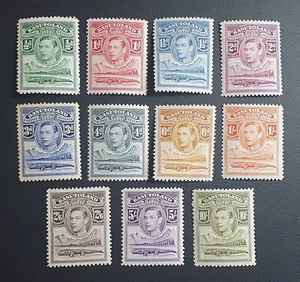 1938 Basutoland stamps. KGVI. Full set of 11. MVLH. Fine. - Picture 1 of 3