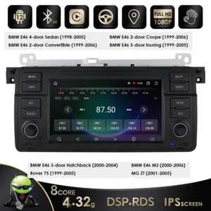 4+32GB Für BMW E46 3er 318i 320i 325 7" GPS Autoradio NAVI BT Carplay+ DSP 8Kern - Bild 1 von 3