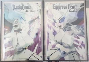 LADY DEATH IMPERIAL REQUIEM #1 LTD ED 2 BOOK SET SIGNED PULIDO W/COA - Picture 1 of 1