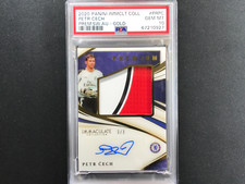 2020-21 Immaculate PETR CECH Premium Patch Auto Gold 3/3 PSA 10 (927)