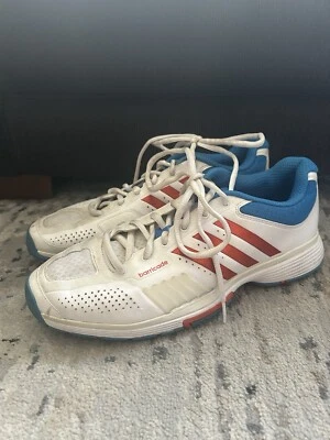 ZAPATOS TENIS PARA MUJER ADIDAS ADIPOWER BARRICADE CON TALLA: 10 RUNWHT/CORENE/BRIBLU Foto 1 de 4