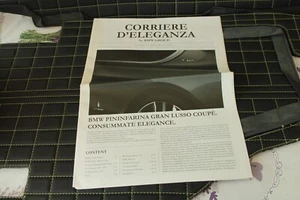 VIP Prospekt brochure Corriere d'Eleganza BMW Pininfarina Gran Lusso Coupe 2013 - Bild 1 von 4