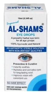 Powerful Eye Care Tonic Improve eyesight Al-Shams Eye Drops Ayurvedic 10ml~ - Picture 1 of 3