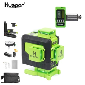 4D 16 Line Laser Level Nivel de burbuja 360° Láser de línea cruzada autonivelante - Imagen 1 de 13