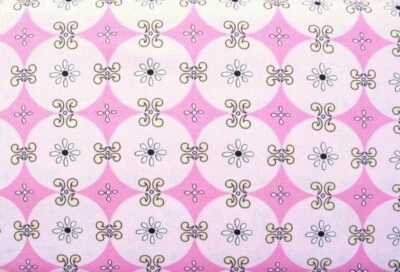 Dena Designs, Snow Flower, Snow Diamond in Pink (EOB 23") - Image 1 of 3