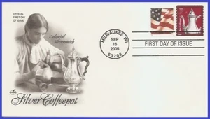 USA3 #3759 U/A ARTCRAFT FDC Silver Coffee Pot - Picture 1 of 1