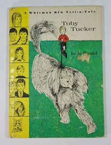 Vintage 1960s Whitman Big Tell A Tale Book Toby Tucker Jo Mendel Dog Story Fire - Picture 1 of 10