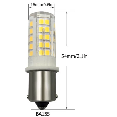 1156 1141 BA15S S8 LED Light bulb 12V/110V/220V 64-2835 SMD Lamp Ceramics Light - Image 1 of 4