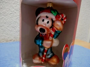 Disney's Mickey Mouse Energizer Ornament European Style Glass Mouth Blown  - Picture 1 of 11
