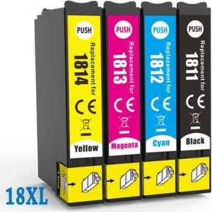 WKŁADY ATRAMENTOWE DO EPSON XP405 XP205 XP102 XP325 XP305 XP225 XP215 XP202 LOT - Zdjęcie 1 z 14