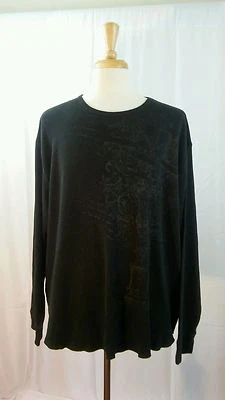 Suéter/camisa delgada negra para hombre J. Ferrar talla 3XL Foto 1 de 3