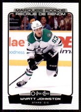 2022-23 UD O-Pee-Chee OPC Marquee Rookies Base #597 Wyatt Johnston