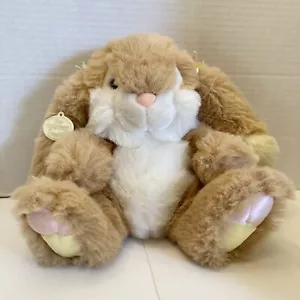 VTG 1993 Bunny Rabbit Plush The Heritage Collection Ganz With Tag Satin Pastel - Picture 1 of 10