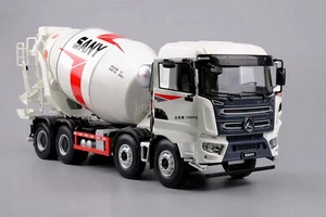 1/24 Scale SANY Concrete Mixer Truck 4-axle Diecast Car Model Collection Toy - Picture 1 of 8