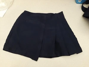 BIRD By Juicy Couture Navy Wrap Illusion Mini Skirt Sz 0 - Picture 1 of 8