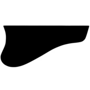 USA CUSTOM PICKGUARD für GIBSON® HOLLOWBODY ARCHTOP L-4C ® JAZZ PG SOLID BLACK - Bild 1 von 1