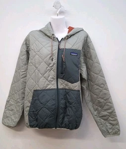 Patagonia Diamond Quilted Herren Bomber Hoody Gr. Large Sleet Green - Bild 1 von 8