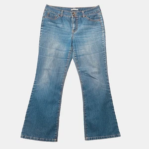 BandolinoBlu Arianna Bootcut Women's Size 12 Med Dark Wash Blue Denim Jeans - Picture 1 of 13