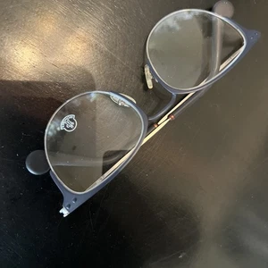 Moncler ML5024 092 Black Semi rim Metal Eyeglasses Frame - Picture 1 of 5