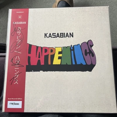 Kasabian. Happenings LP. Signed. Assai Obi. Red Vinyl. 175/500.. Sealed. - Image 1 of 4