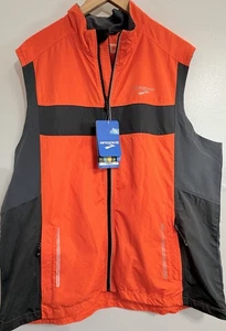 NEW Brooks Nightlife Essential Run Vest II High Visibility Orange Black XXL - Picture 1 of 3