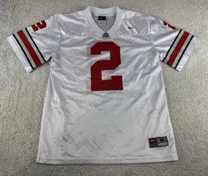 Ohio State Buckeyes NCAA Football Jersey #2 White ~ Youth M 12-14 Mesh Away SPOT - Bild 1 von 13