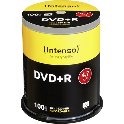 Intenso 4111156 DVD+R Rohling 4.7 GB 100 St. Spindel - Bild 1 von 3