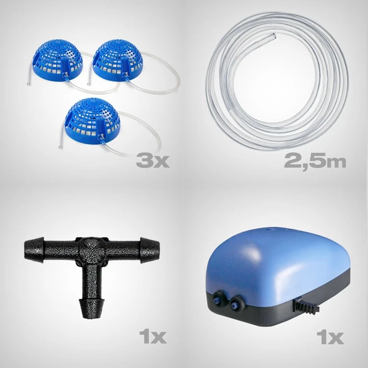 AutoPot Airdome Set mit Luftpumpe 3 Stk.  -  Wurzelbelüftung AutoPot Systeme - Bild 1 von 1