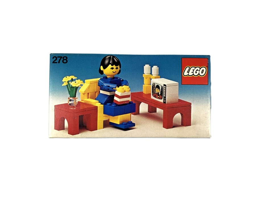 Nuevo juego Lego 278 sala de televisión, vintage 1978 Foto 1 de 4