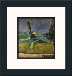 Richard Diebenkorn Landscape with Smoke Custom Framed Print - Picture 1 of 2